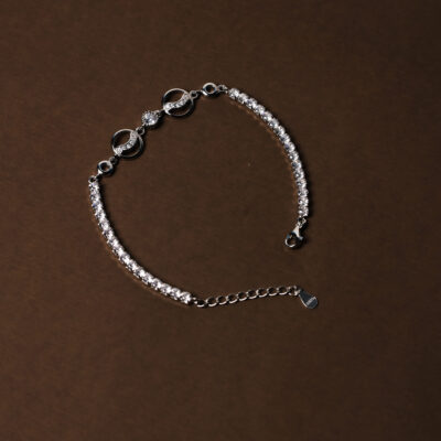 Crystal Charm Link Bracelet