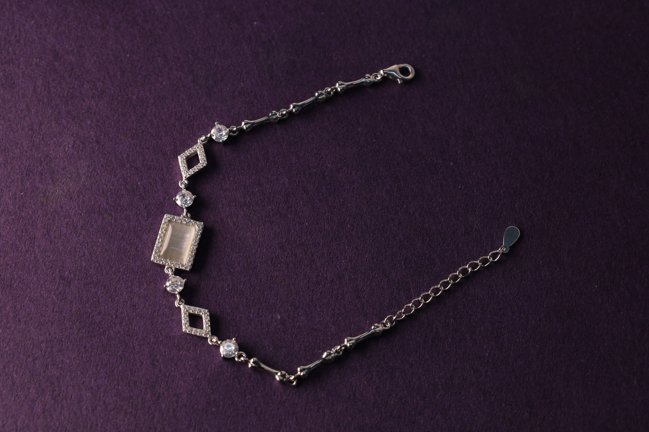 Zilvern Beaded Silver Bracelet - Image 3