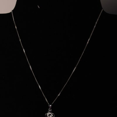 Zilvern Heart Love Silver Necklace