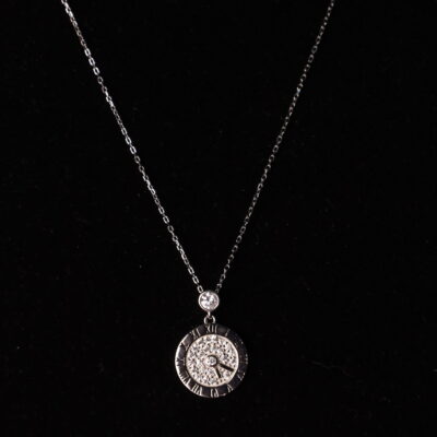 Zilvern Pearl Grace Silver Necklace