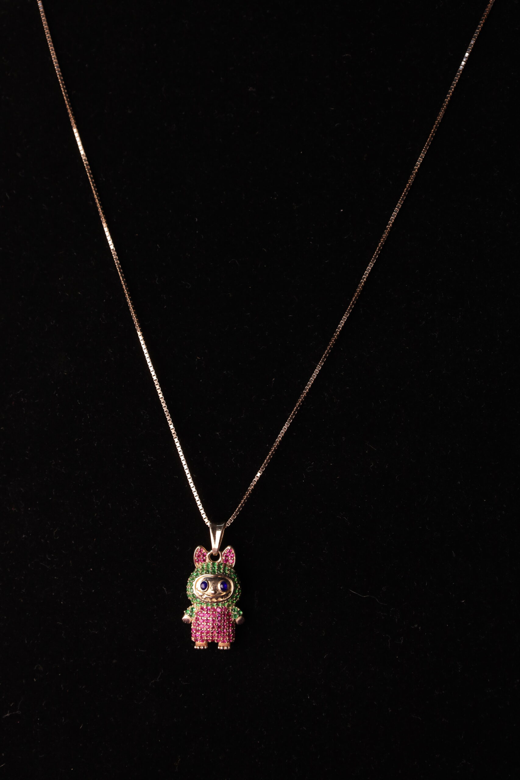 Zilvern Solitaire CZ Silver Necklace - Image 3