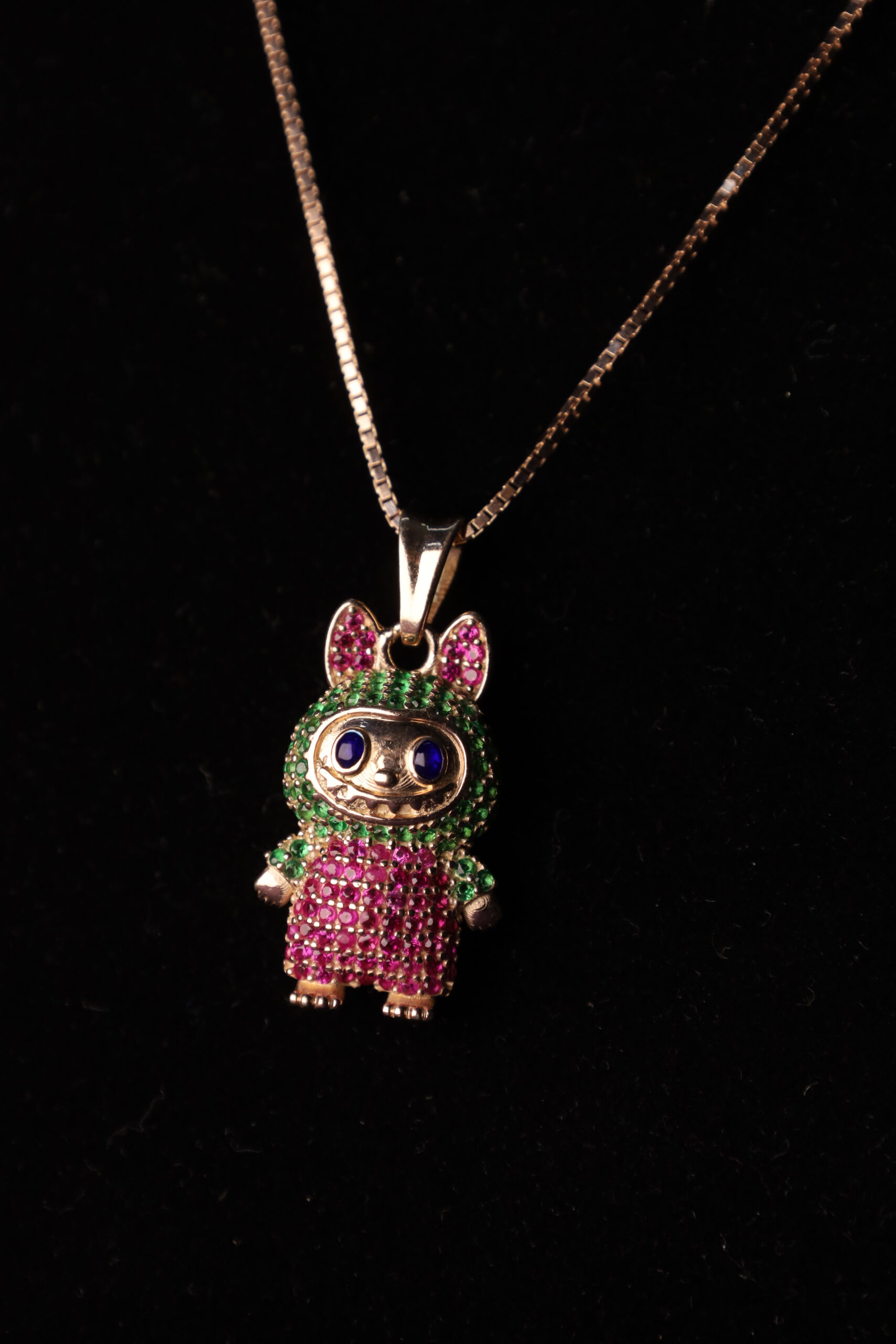 Zilvern Solitaire CZ Silver Necklace