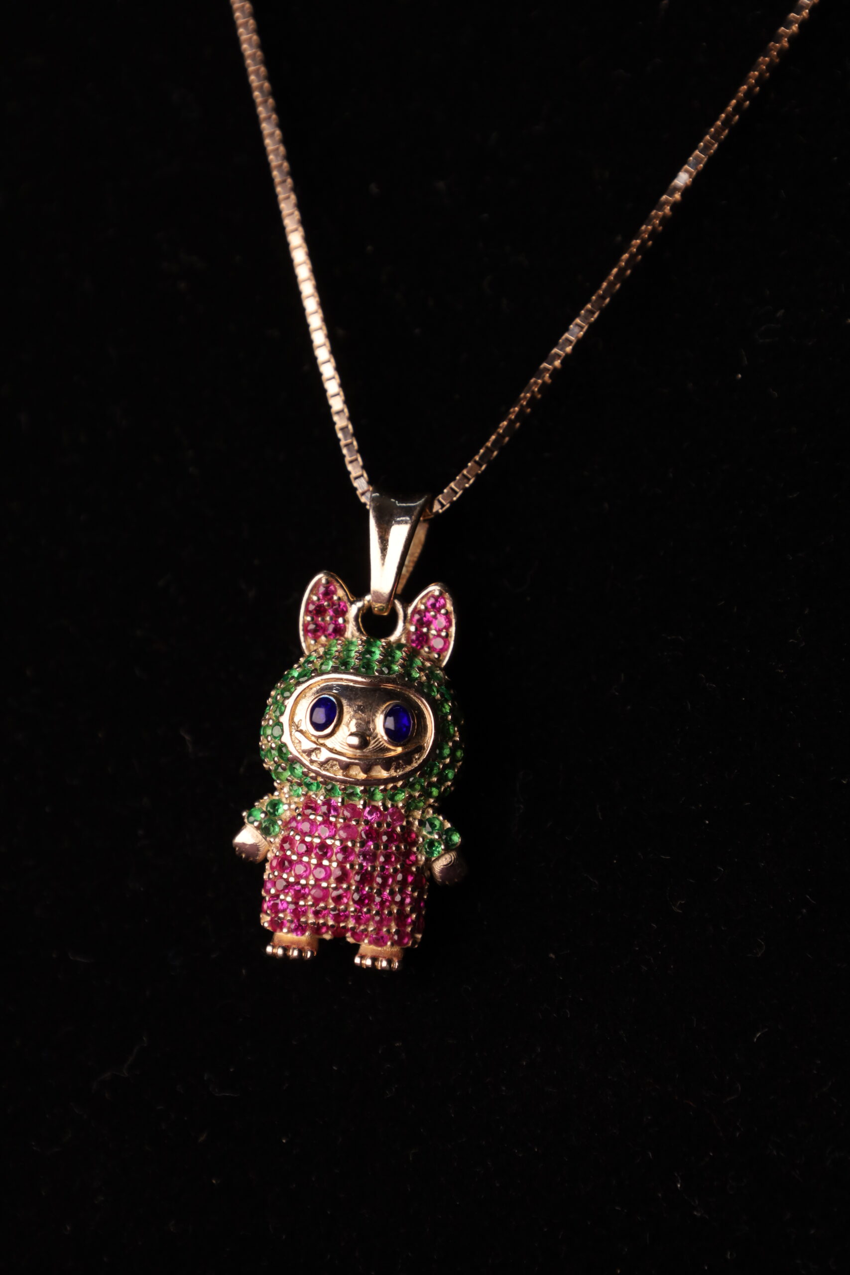 Zilvern Solitaire CZ Silver Necklace - Image 4