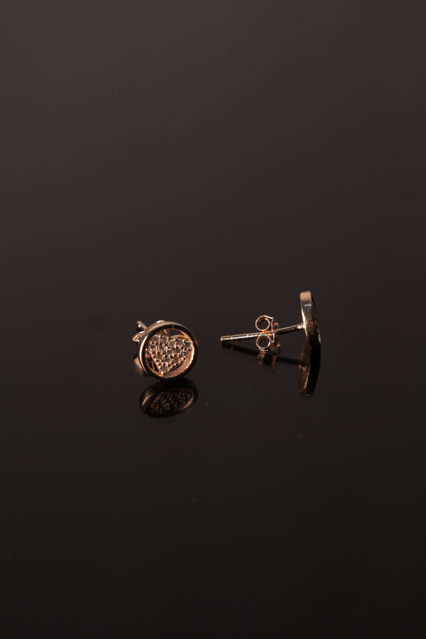 Zilvern CZ Sparkle Stud Earrings - Image 4