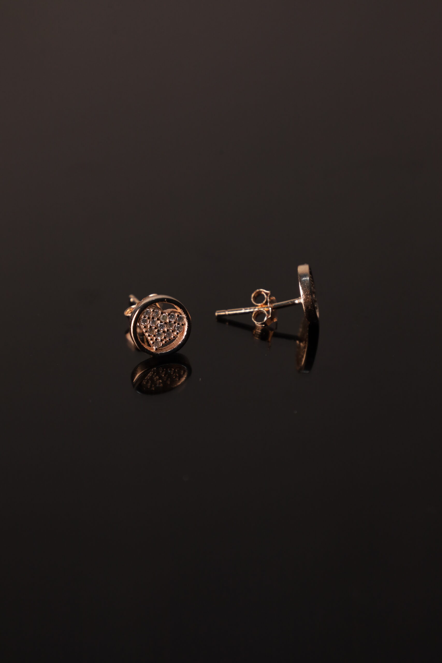 Zilvern CZ Sparkle Stud Earrings - Image 5