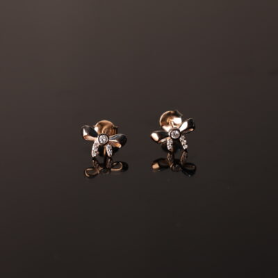 Zilvern Floral Silver Dangle Earrings